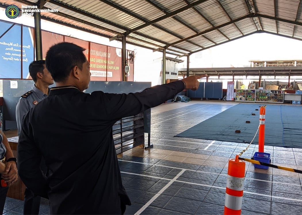 Verifikasi Lapangan, Tim Kanwil Kemenkumham Jabar Dampingi Tim Ditjen Pas Perkuat Layanan Publik UPT PAS Bandung Raya